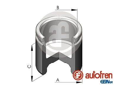 Piston, brake caliper